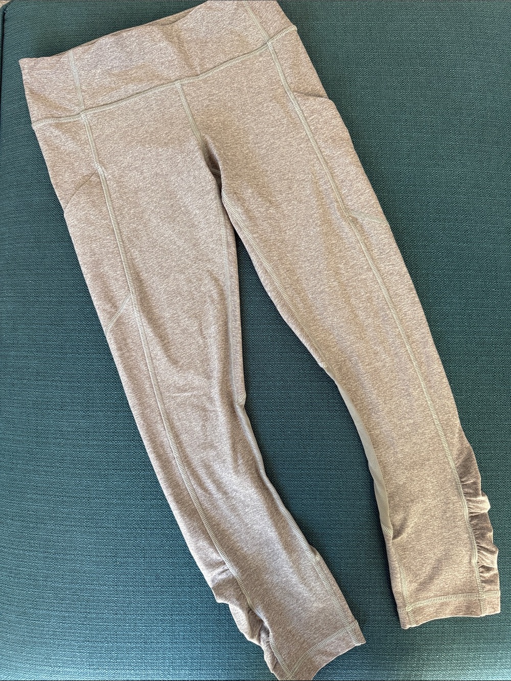 Lululemon Speed Crop Leggings in Heather Grey
